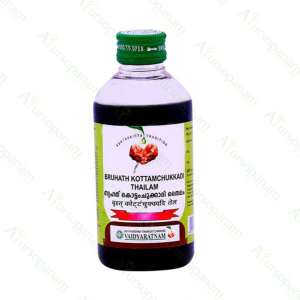 Brihath Kottamchukkadi Thailam - 200 ml by Vaidyaratnam