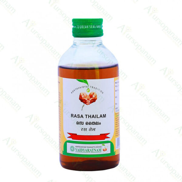 Rasa Thailam - 200 ml by Vaidyaratnam