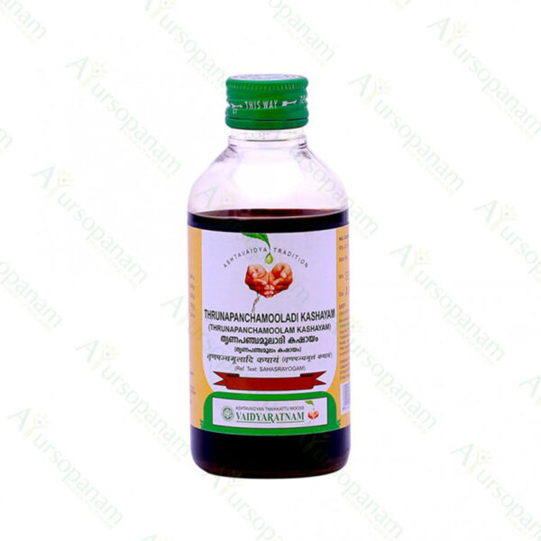 Thrunapanchamooladi Kashayam - 200 ml by Vaidyaratnam