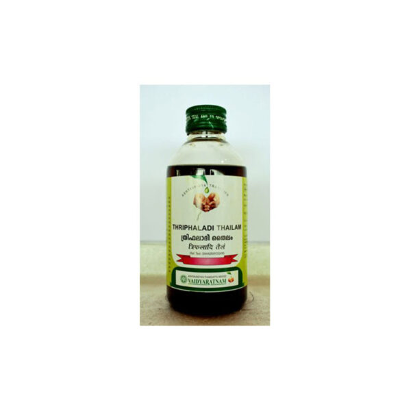 Triphaladi Thailam - 200 ml by Vaidyaratnam