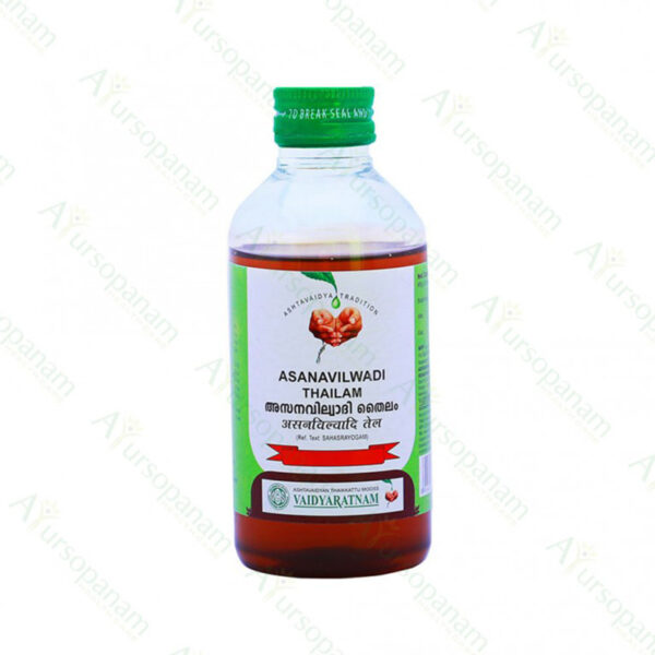Asanavilwadi Thailam - 200 ml by Vaidyaratnam