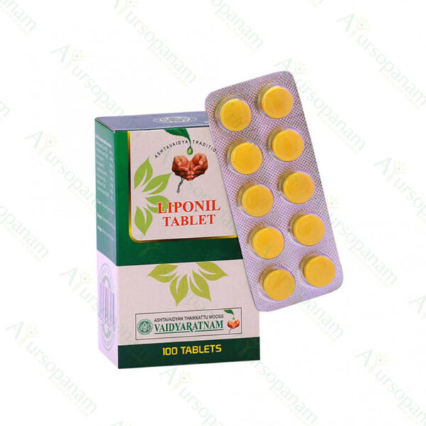 Liponil Tablets - 100 Nos by Vaidyaratnam