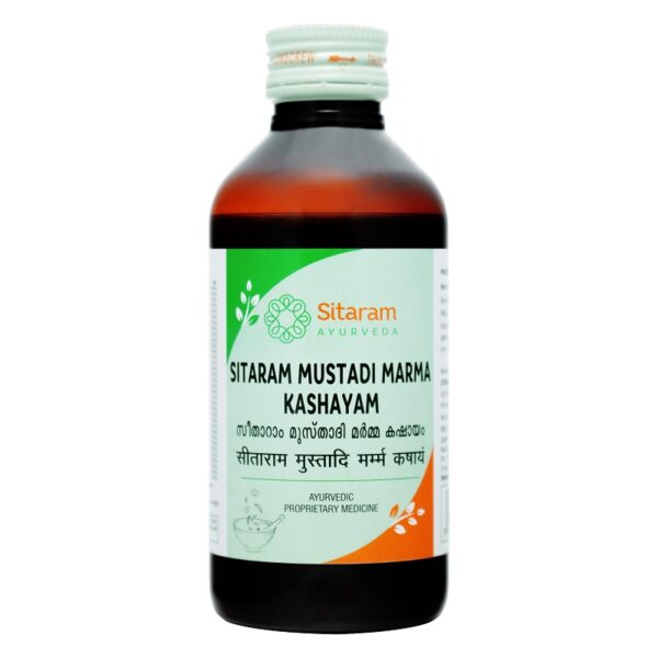 Mustadi Marma Kashayam 200 ml by Sitaram Ayurveda