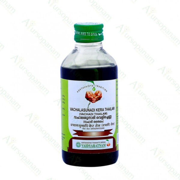 Vachalasunadi Kera Thailam - 200 ml by Vaidyaratnam